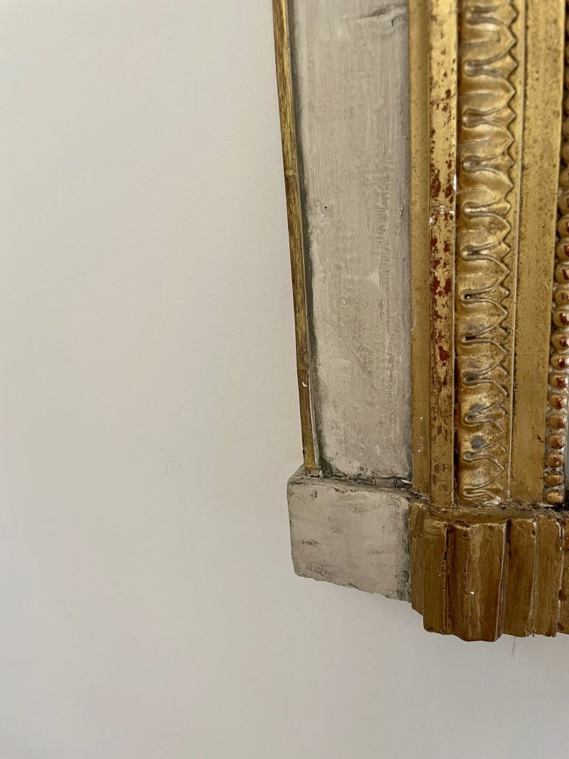 Large Antique Victorian Quality Giltwood and White Painted Overmantle Mirror - Image 13